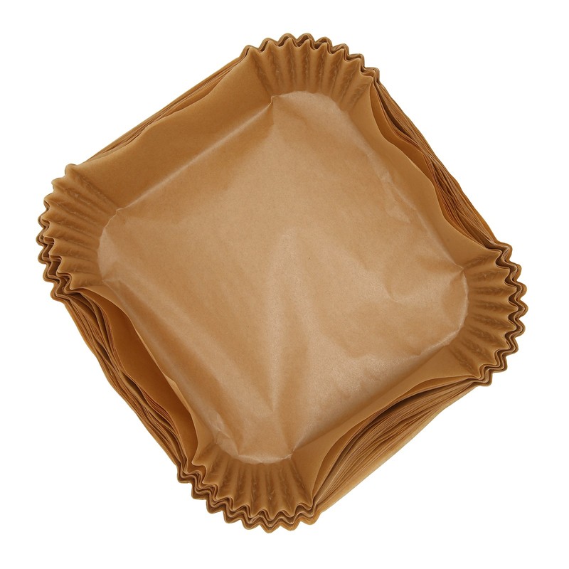 100Pcs Disposable Fryer Paper Non Stick Oil Proof Square Liners gallery