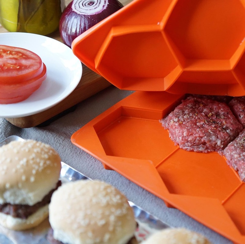 Burger Master Sliders 10 in 1 Innovative Burger Press and Freezer Container gallery