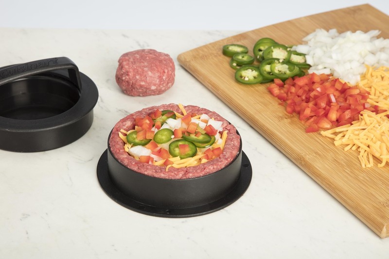 Stuffed Burger Press 4 in 1 Patty Maker Slider Mold Nonstick 4Inch gallery