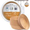 Air Fryer Liners Disposable 100 PCS-6.3 Round 7.9 (for 4-8 Qt), Natural gallery