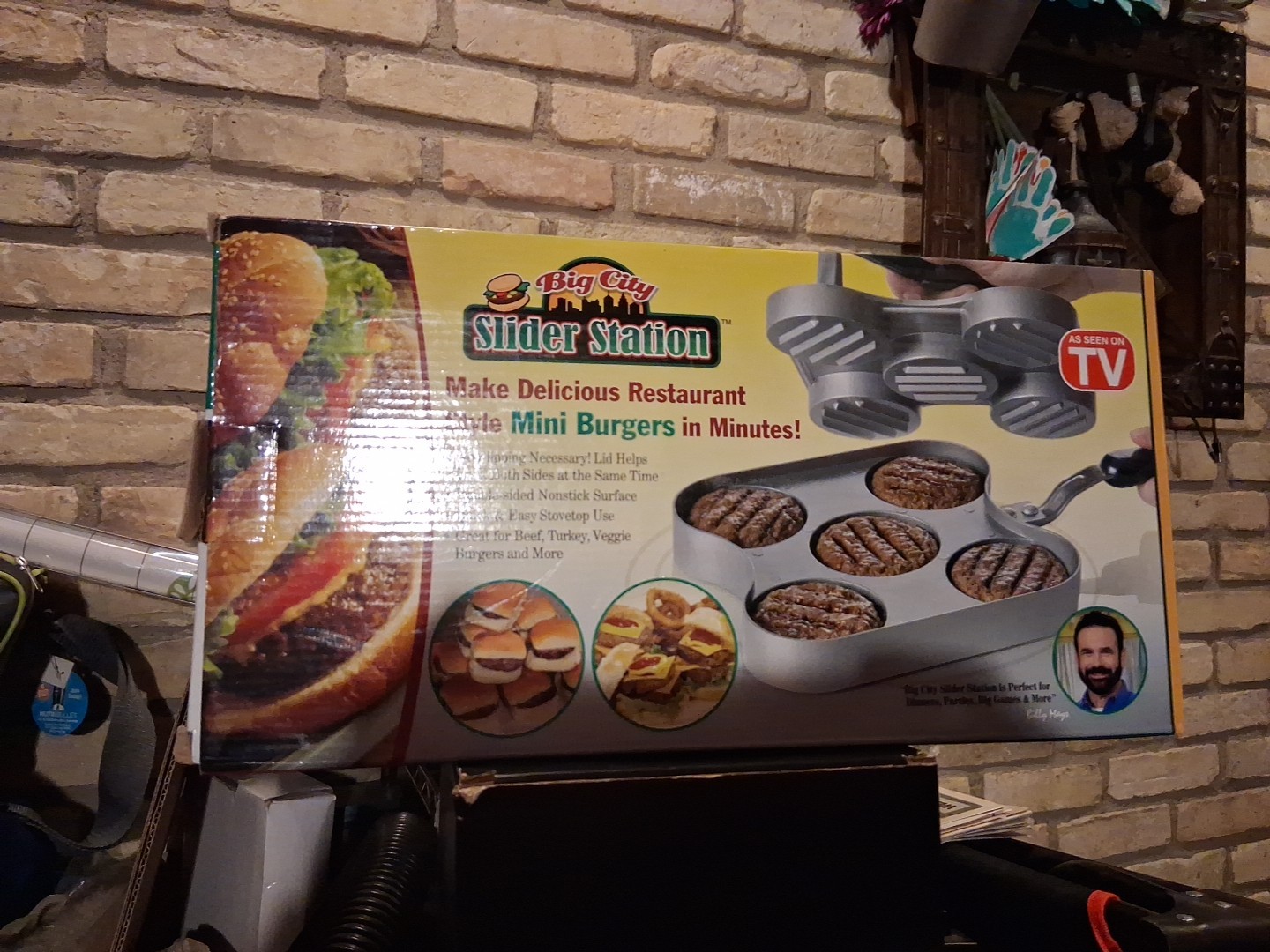 Big City Slider Station Nonstick Surface Mini Burger Maker - Open Box gallery