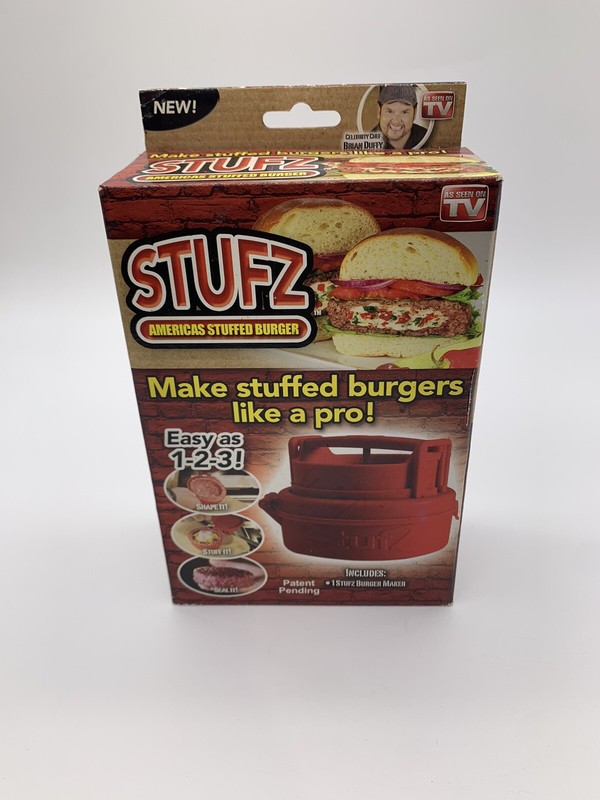 Stuff Stuffed Burger Press-Hamburger Patty Maker -As Seen On TV Brand New In Box gallery