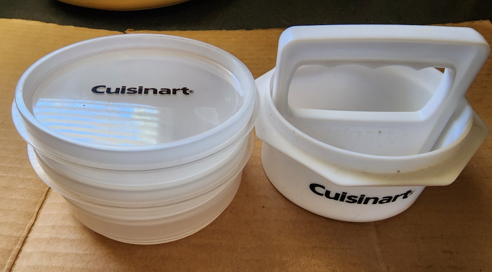Cuisinart Plastic Hamburger Press And Containers gallery