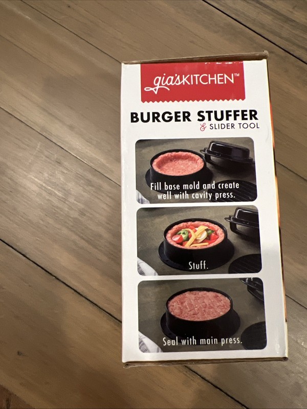 Hamburger Press Gourmet Burger Maker Stuffer And Slider Tool NEW gallery
