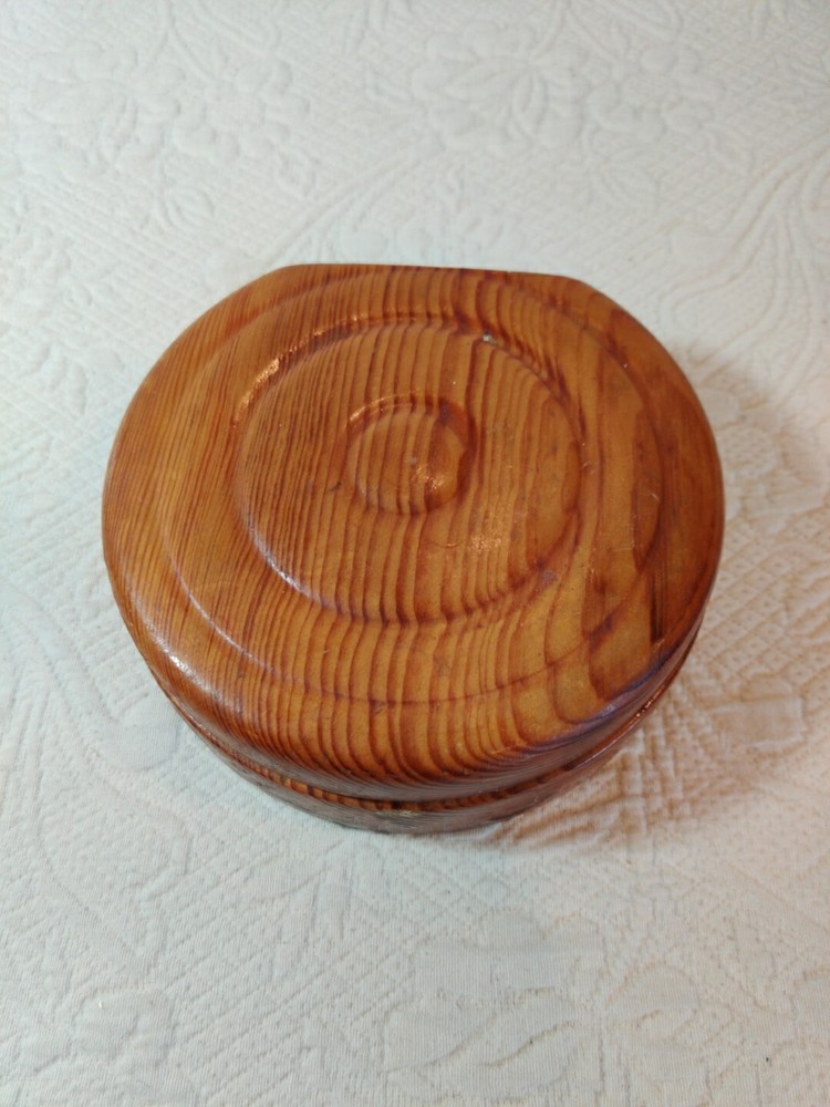 Vintage Wood Hinged Hamburger Meat Patties Press 1960s Era