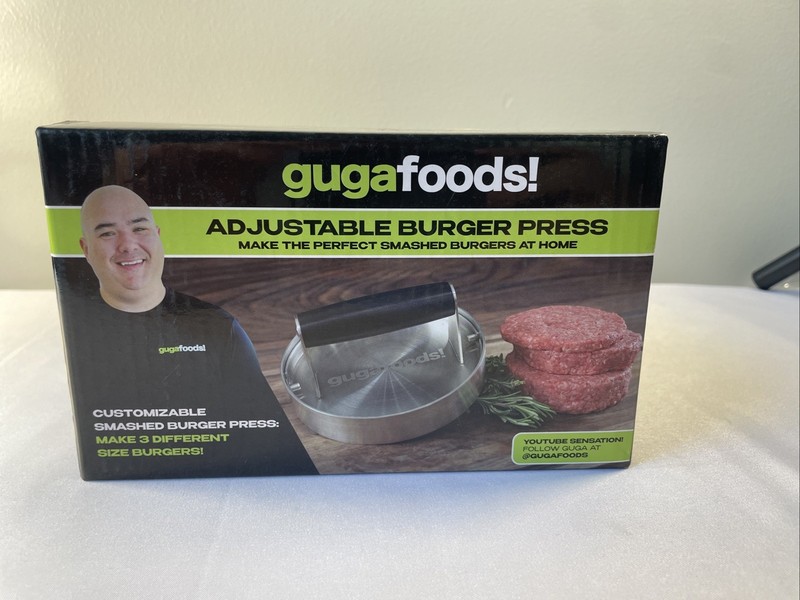 Guga Foods! Adjustable Burger Press Make The Perfect Smash Burger gallery