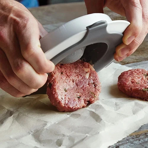 Pampered Chef Burger & Slider Maker • Makes ½ lb Burgers & Sliders • NEW SEALED gallery