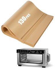 130PCs Air Fryer Paper For Gourmia Toaster Oven Digital Fryer, Burlywood