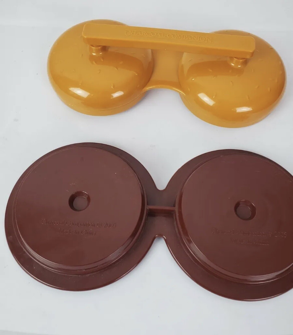 Charcoal Companion Hamburger Patty Maker Dual Press GUC gallery