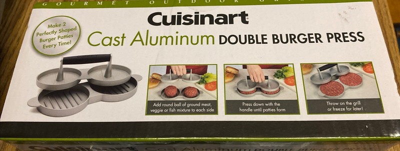 Cuisinart Outdoor Grilling CABP-320 Cuisinart Cast Aluminum Double Burger Press gallery