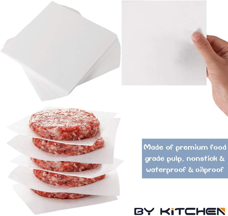 Burger Patty Paper, 5.5 X 5.5In, Set of 300, Patty Paper Squares, Baking Parchme gallery