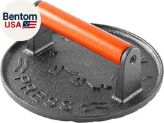 Burger Press with Professional Heavy Duty Cast Iron for Blackstone Griddle Grill