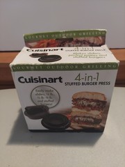 Cuisinart 4 in 1 Burger Press – Stuffed, Sliders, Regular Burgers