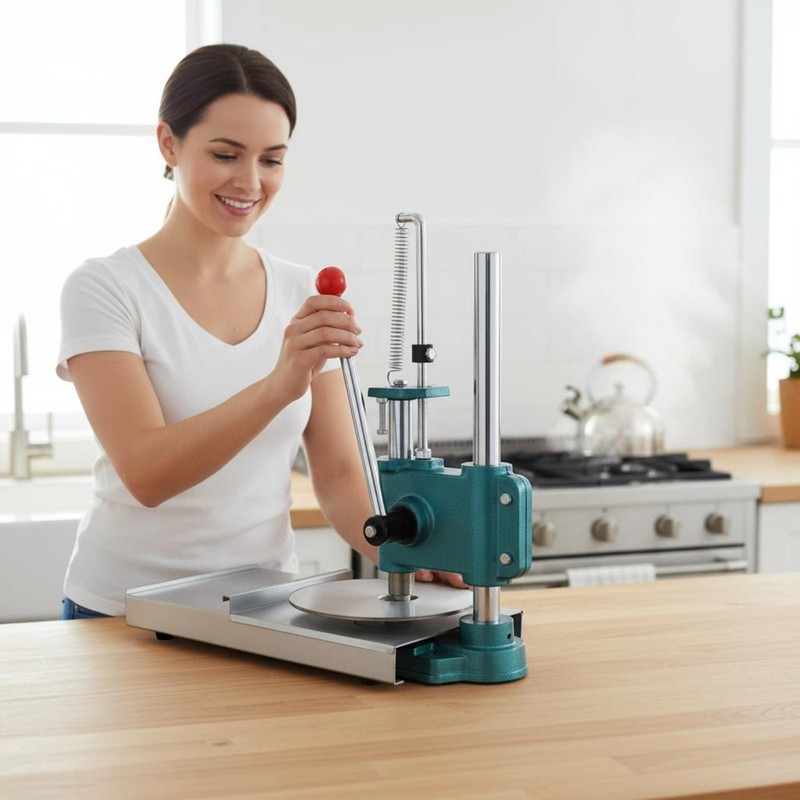 Manual Pastry Quick-Press Shaping Pastry Flattening Press Small Size for Bakery gallery