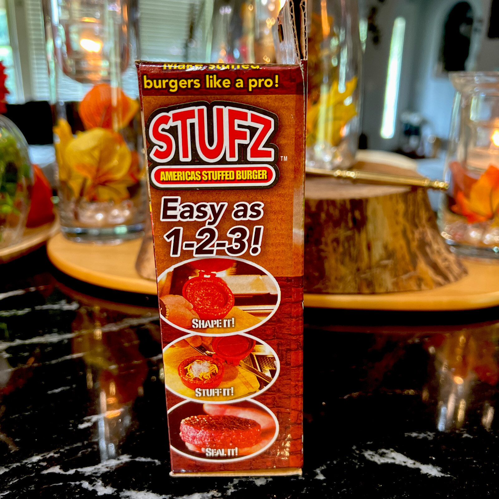 Stufz Stuffed Burger Press Hamburger Patty Maker Juicy BBQ Grill As Seen On TV gallery