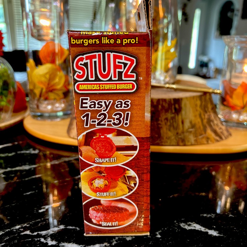 Stufz Stuffed Burger Press Hamburger Patty Maker Juicy BBQ Grill As Seen On TV gallery