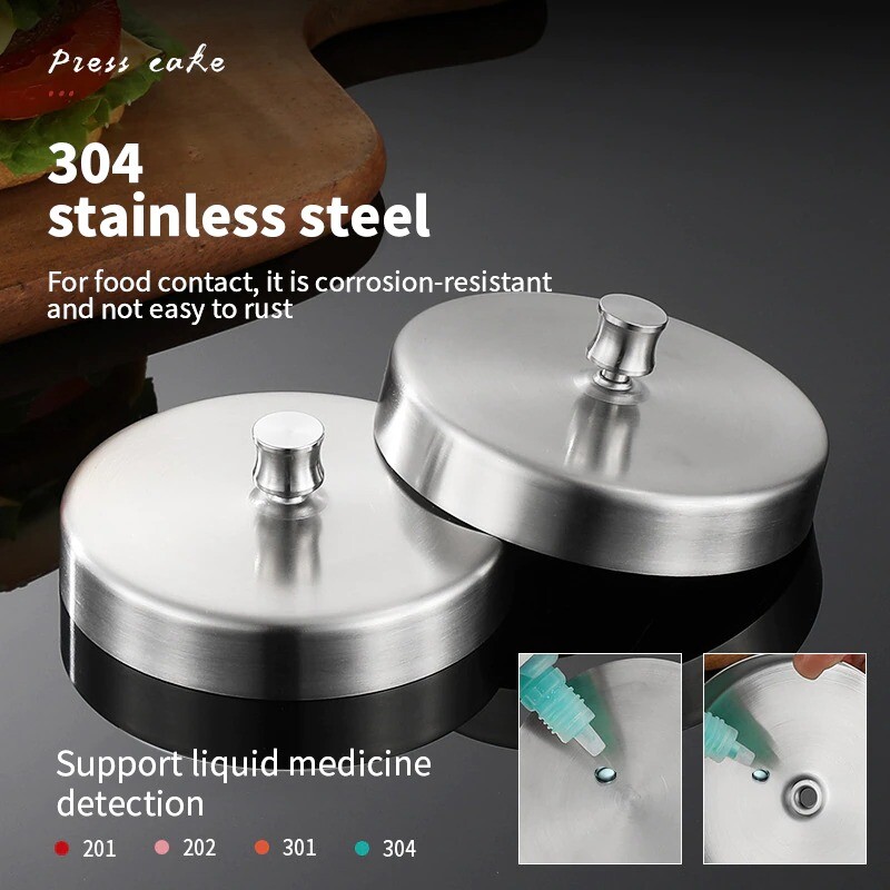 Hamburger Meat Press Maker Round Shape Non-Stick Stuffed Burger Patties Beef gallery