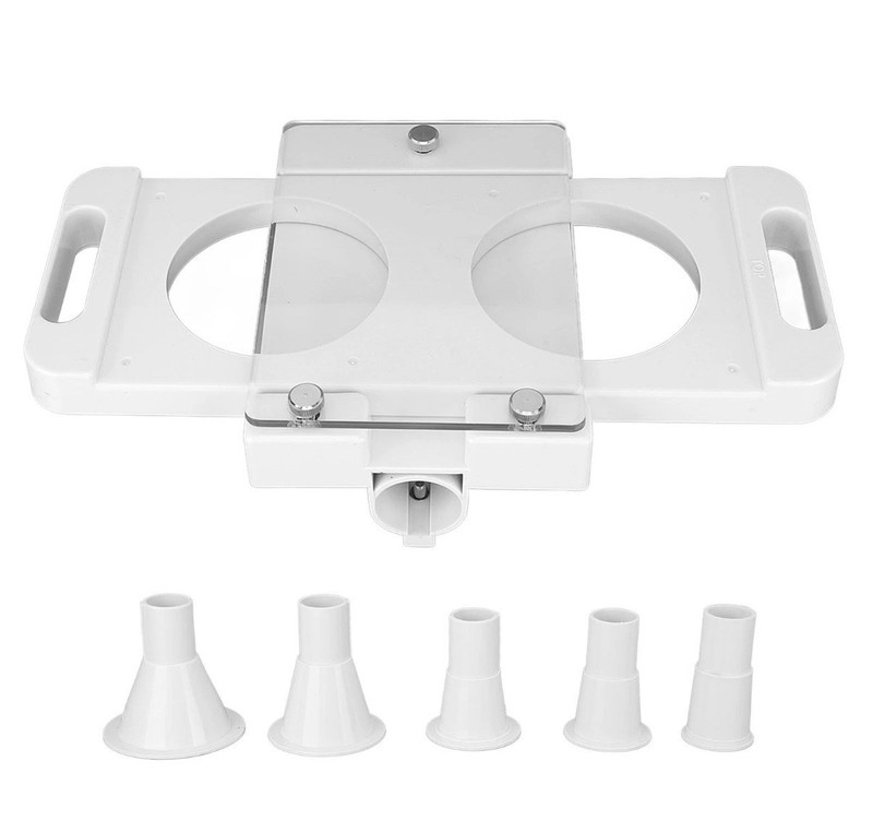 Auto Burger Patty Maker, 2 Holes Non Stick Auto Hamburger Patty Maker with 5 ... gallery