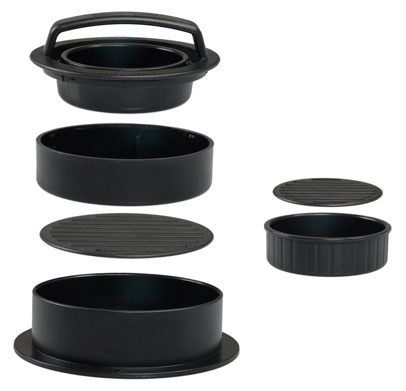 Non Stick 3-In-1 Stuffed Burger Press Hamburger Patty Molds Maker Sliders BBQ gallery