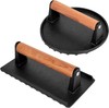 Whaleme Blackstone Burger Press Set 7" Round Smash Burger Press & 8"x4" Rect... gallery