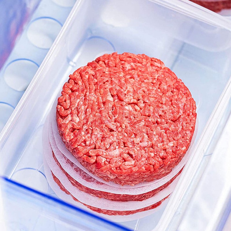 100Pcs Hamburg Paper Non-Stick Baking Oil Paper For Burger Press BBQ Patty Maker gallery