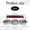 Sausage Patty Press Mini Burger Maker 3 Slots 2.64Inch Molds BBQ Camping gallery