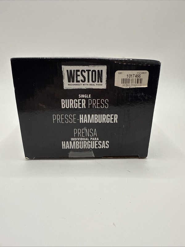 Weston Nonstick Single Hamburger Press # 07-0301 BBQ New In Box gallery