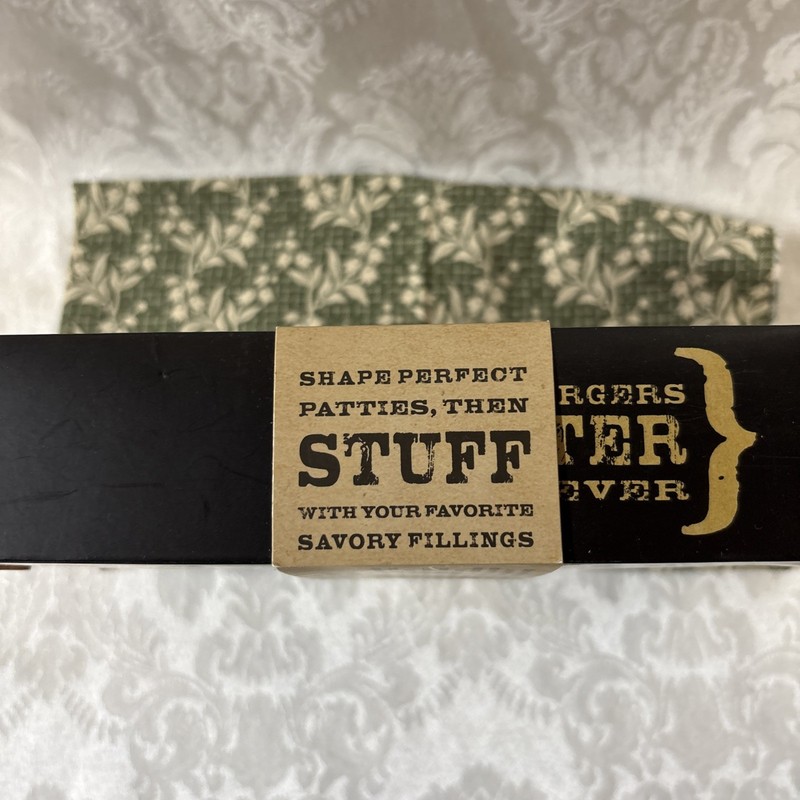 Brand New 2011 William Sonoma Stuffed Burger Press Kitchen Chef Cook Essentials gallery