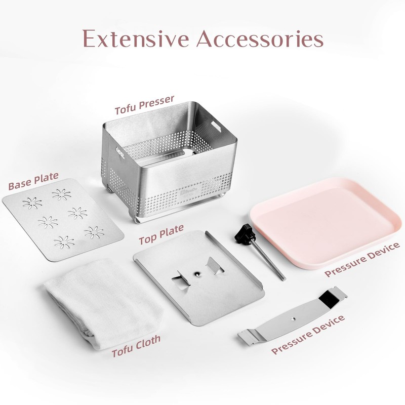 Tofu Press Stainless Steel, Paneer Maker with Upgraded Deep-Press Design, Imp... gallery
