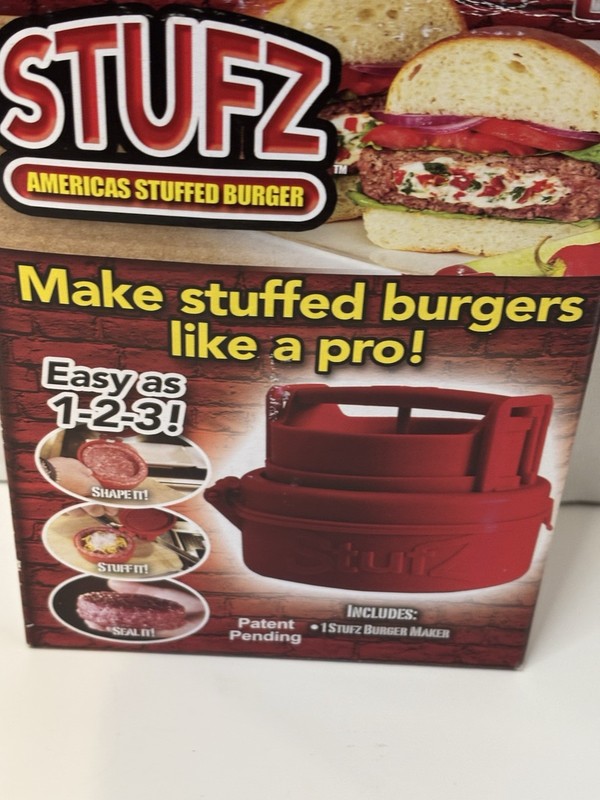 Smash Burger Press: Hamburger Patty Maker Stuffed Burger (As Seen On TV) gallery