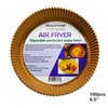Disposable Paper Liner for Air Fryer 100pcs 6.5'', Non-stick 100, Brown gallery