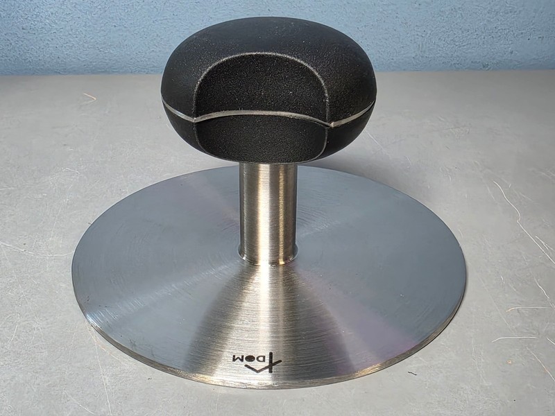 The Dom Burger Smasher 6" Stainless Steel Smashburger Press New gallery