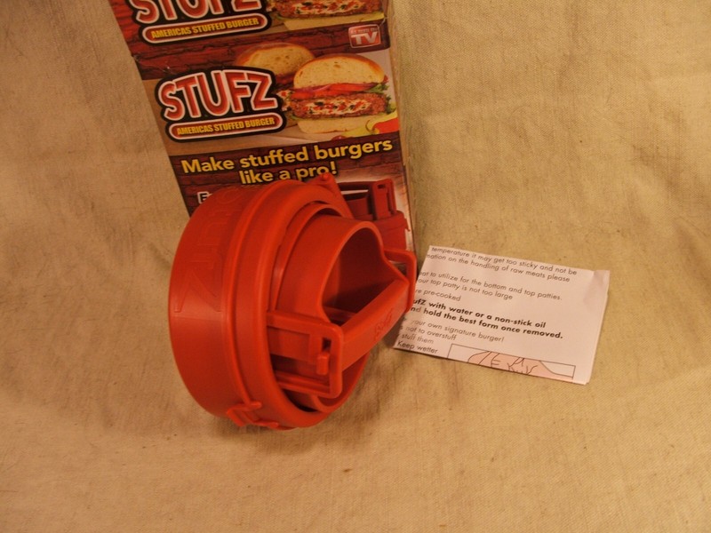 Stufz Stuffed Burger Press Hamburger Maker As Seen On TV Cooking Grilling BBQ gallery