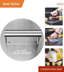 Stainless Steel Burger Press 6.2 Inch Flat Top Griddle Cooking Accessories