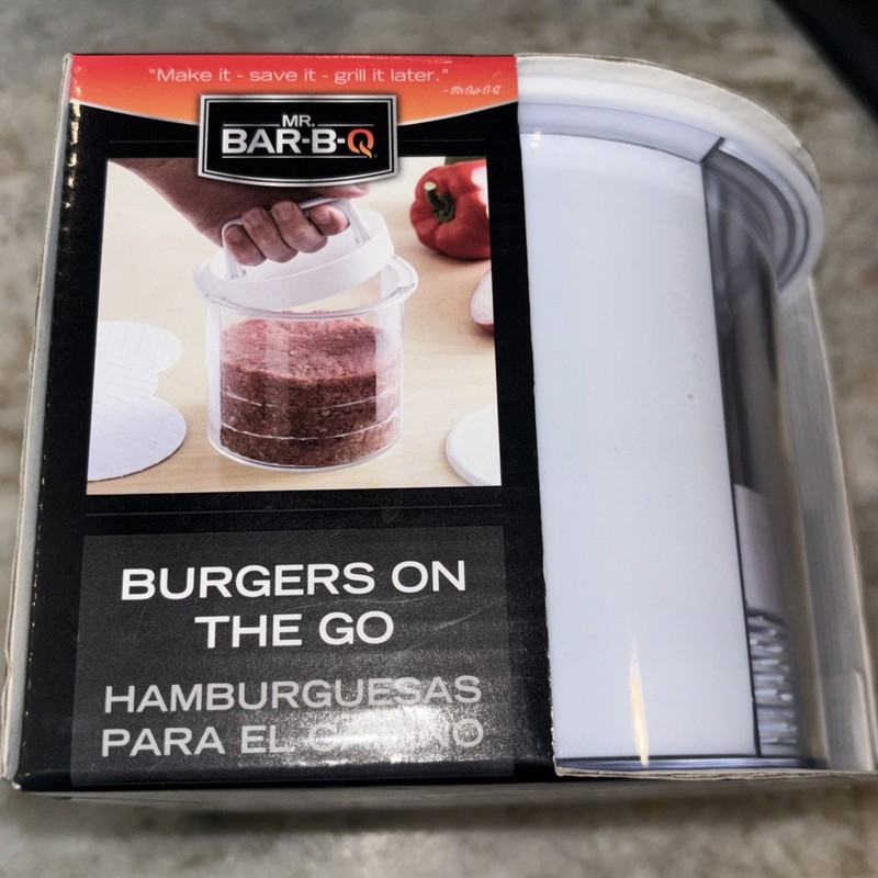 Mr. BBQ Burgers on the Go Patty Maker 12 Piece NonStick 8-Layer Plastic Disc New gallery