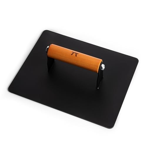 XL Grill Press, Iron Smash Burger Press with Wood Handle, 8" x 10" gallery