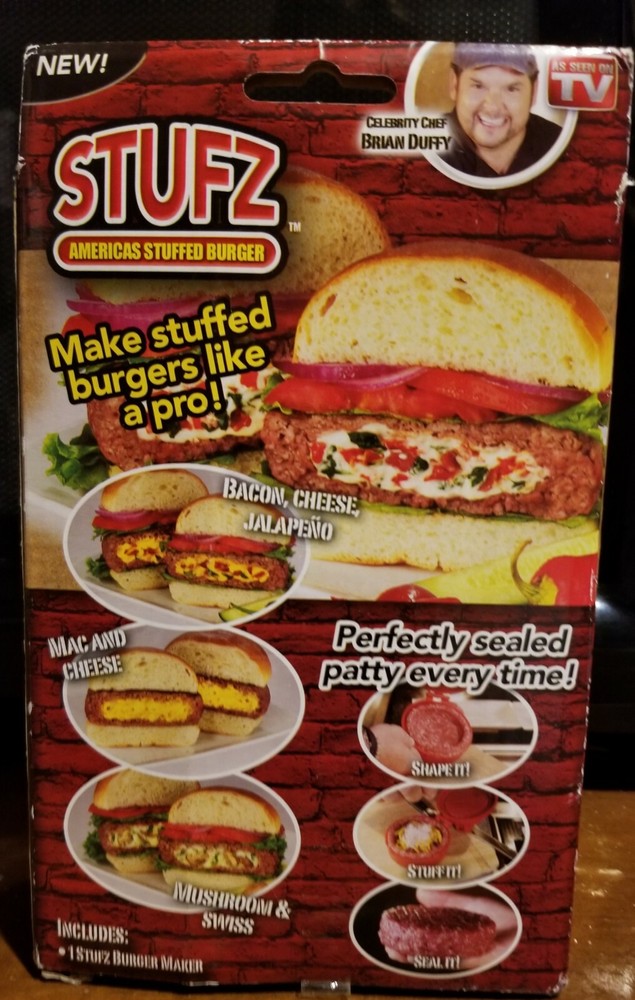 Stufz Stuffed Burger Press Hamburger Patty Maker