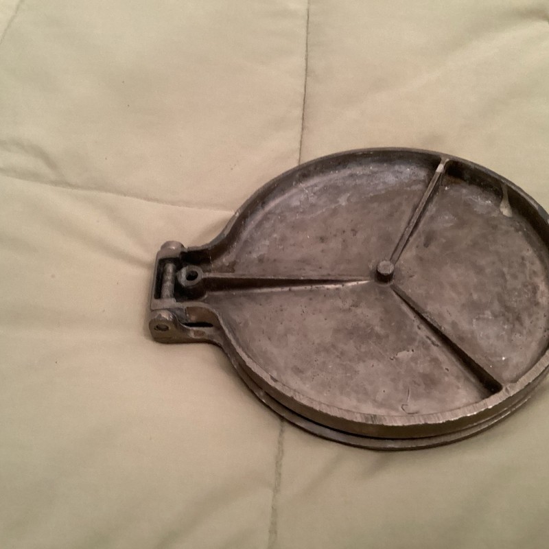 Vintage Metal Tortilla, Burger Or Cookie Press gallery