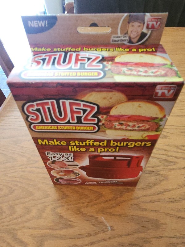 Stufz Stuffed Burger Press - Hamburger Patty Maker - As Seen On TV gallery