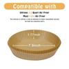 Air Fryer Liners Disposable for Most 4-7 QT frye, 100 Pcs 12x6 inches gallery