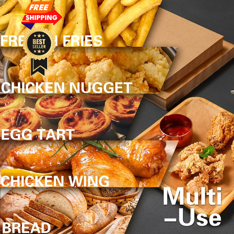 Air Fryer Paper Liners Disposable Compatible with 16x24 inches, gallery