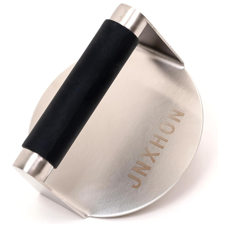 Smash Burger Press 5.5 Inch Round Burger Smasher for Griddle Professional Sta... gallery