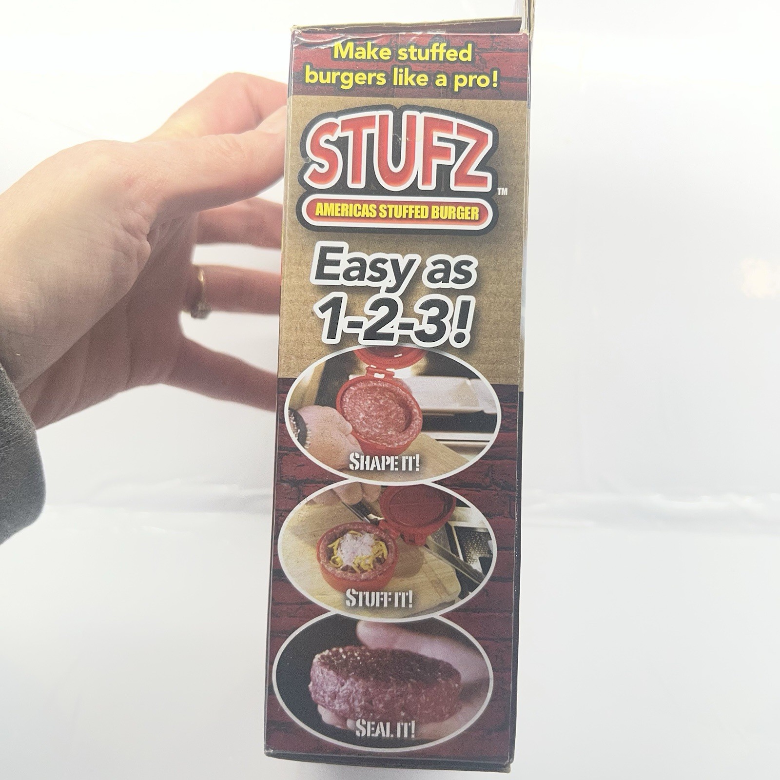 STUFZ - AMERICANS STUFFED BURGER AS SEEN ON TV NEW IN BOX gallery