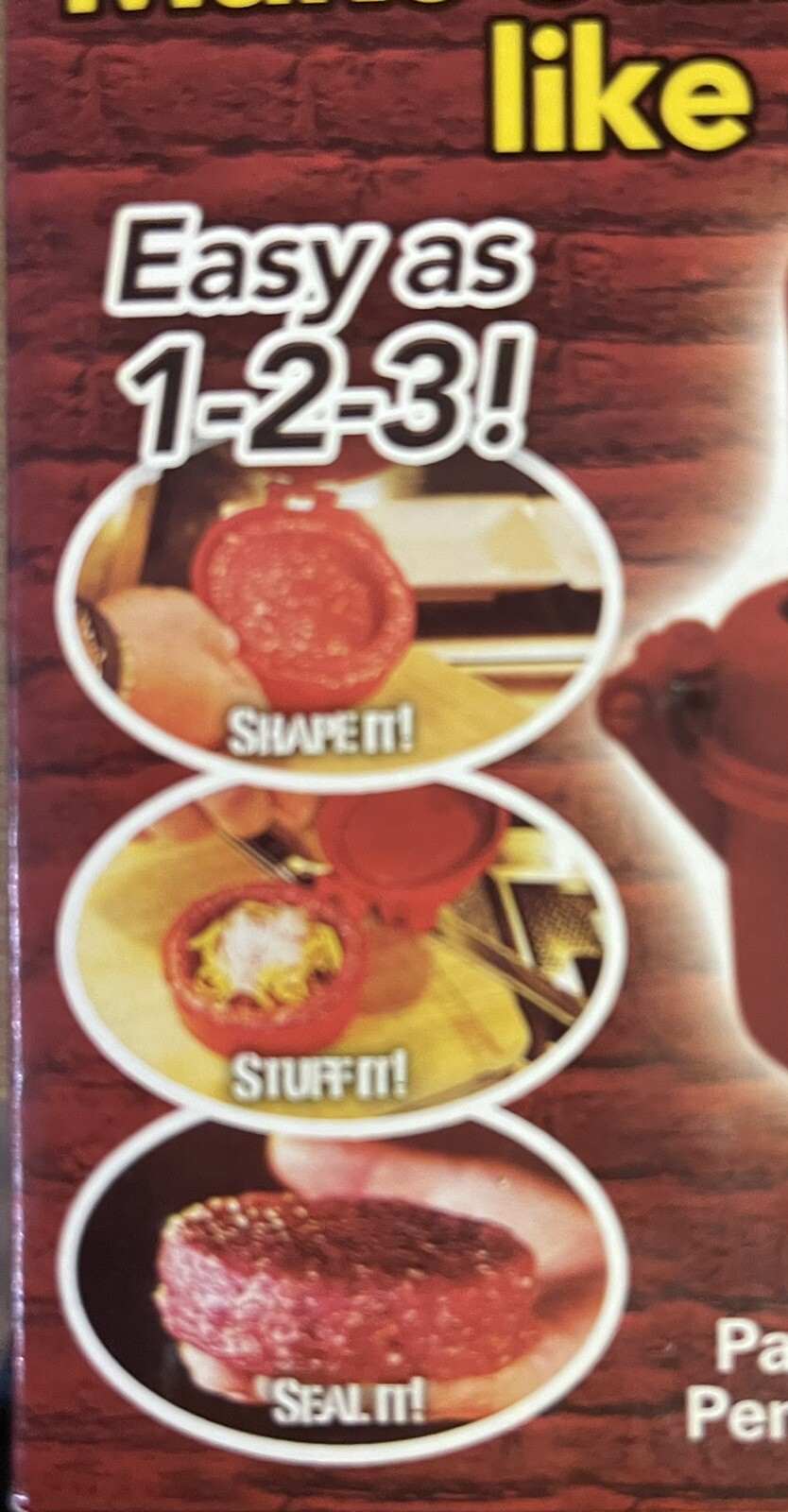 🍔Stufz Americas Stuffed Burger Maker Press As Seen on TV 🍔 Gift Griller gallery