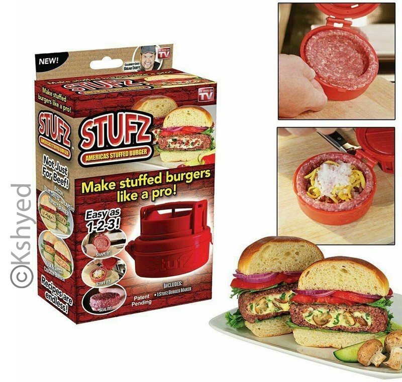 STUFZ Americas Stuffed Burger (1 Pack) | Make Burgers Like a Pro, As-Seen-On TV gallery