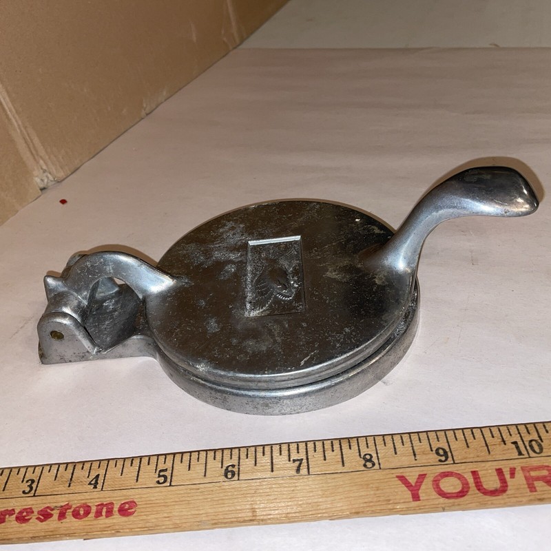 Vintage Sears Kenmore Mallard Duck Die Cast Aluminum Hamburger Press gallery