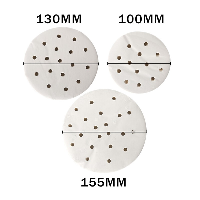5 Sets Cooker Paper Kitchen Absorbing Paper Steamer Paper 400pcs/set Food Grade gallery