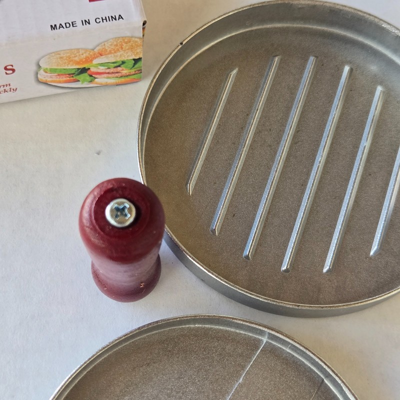 Burger Press Non-Stick Burger Patty Maker Aluminum Hamburger Press Mold Homemade gallery