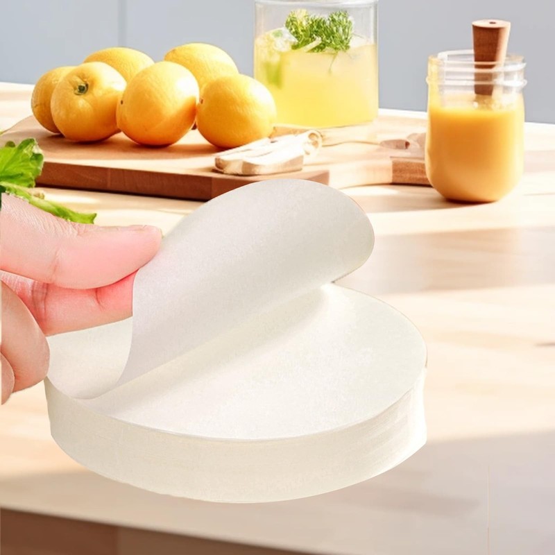 Wax Paper Sheets for Food,100 Pcs Unbleached Parchment 12*12cm, White gallery