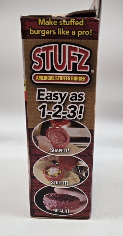 Perfect Bacon Bowl Set w/ Recipe Guide & Stufz Burger Maker Kitchen Cooking Tool gallery